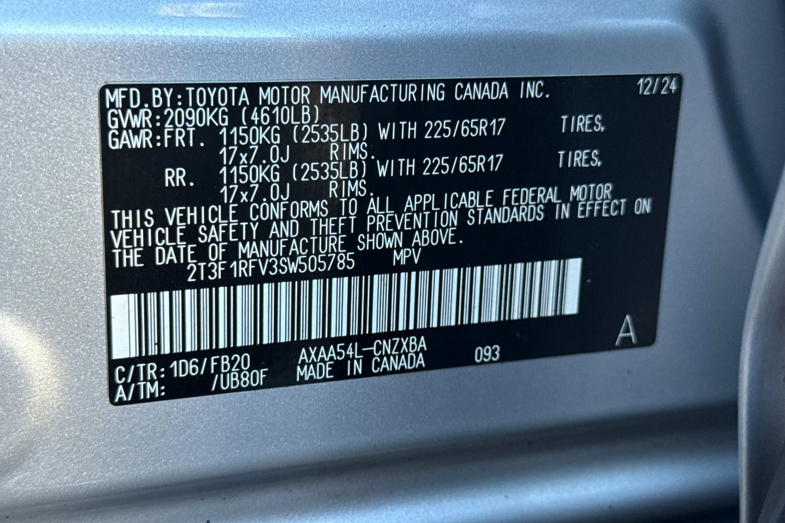 Certified 2025 Toyota RAV4 LE AWD/4WD image 27