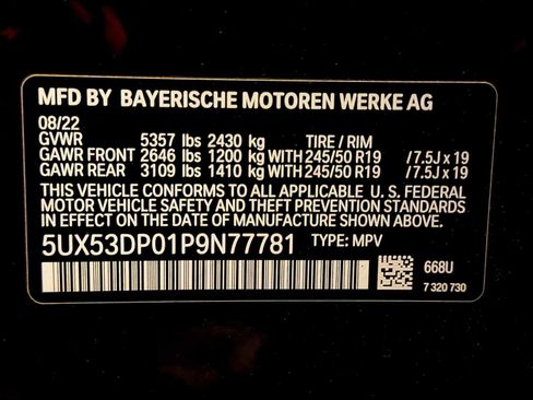 Certified 2023 BMW X3 xDrive30i w/ Convenience Package image 22