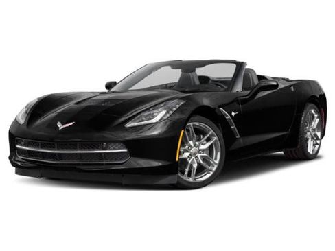 Used 2019 Chevrolet Corvette Stingray Convertible w/ Carbon Flash Badge Package RWD image 1