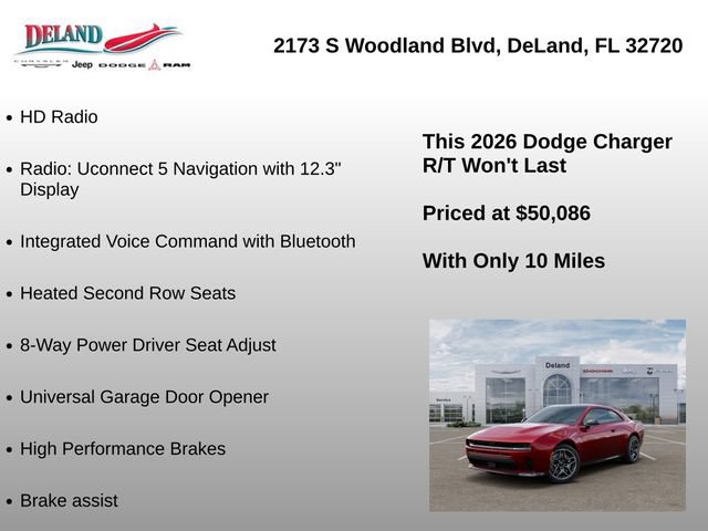 New 2026 Dodge Charger R/T w/ Performance Handling Group AWD/4WD image 41