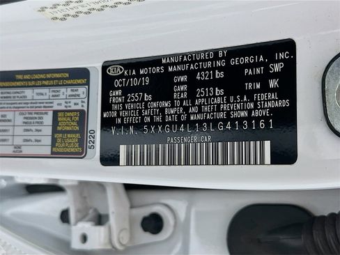 Used 2020 Kia Optima Premium image 33