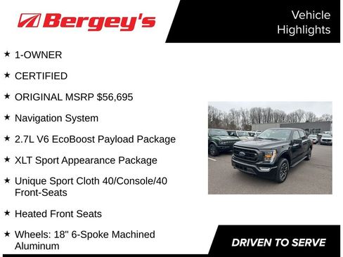 Certified 2022 Ford F150 XLT w/ Equipment Group 302A High image 5