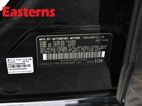 Used 2024 Mitsubishi Mirage G4 Black Edition image 34