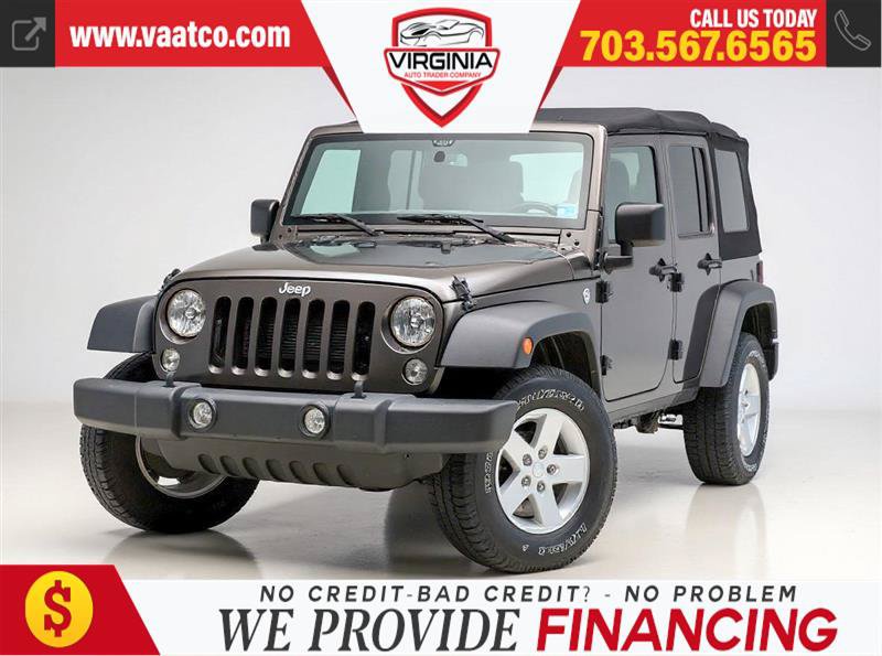 Used 2017 Jeep Wrangler Unlimited Sport w/ Quick Order Package 24S AWD/4WD image 1