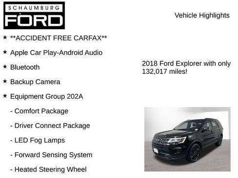 Used 2018 Ford Explorer XLT w/ Equipment Group 202A AWD/4WD image 8