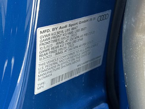 New 2025 Audi RS Q8 performance image 24