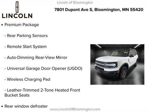 Used 2024 Ford Bronco Sport Badlands w/ Premium Package image 9