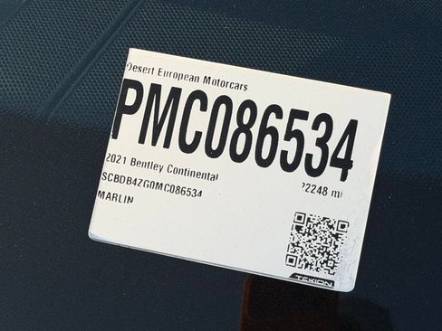 Certified 2021 Bentley Continental GT Mulliner AWD/4WD image 36