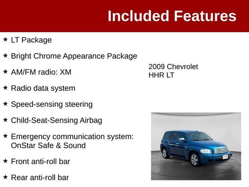 Used 2009 Chevrolet HHR LT FWD image 3