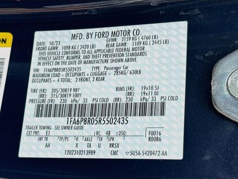 Used 2024 Ford Mustang Dark Horse w/ Dark Horse Handlin Package RWD image 44
