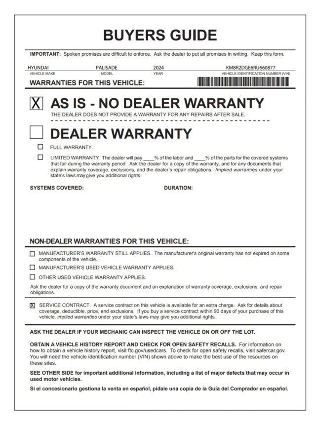 Used 2024 Hyundai Palisade SEL AWD/4WD image 32