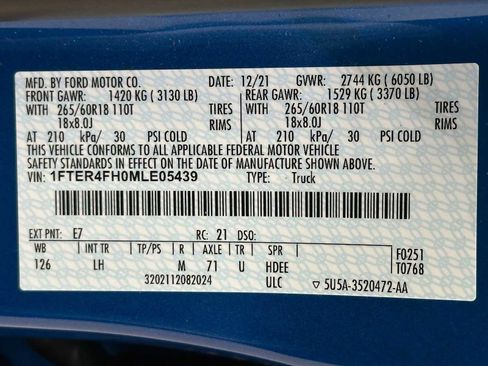 Used 2021 Ford Ranger XLT w/ Equipment Group 301A Mid AWD/4WD image 29