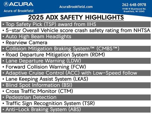 New 2026 Acura ADX A-Spec AWD/4WD image 8
