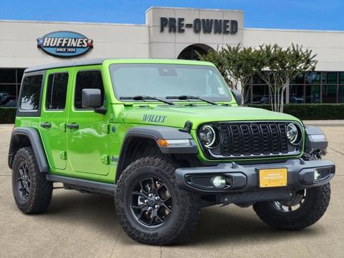 Certified 2025 Jeep Wrangler Unlimited Sport S 4xe AWD/4WD image 1