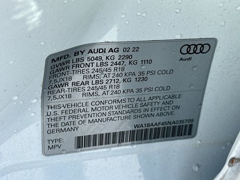 Used 2022 Audi A4 2.0T allroad Premium Plus w/ Premium Plus Package image 36