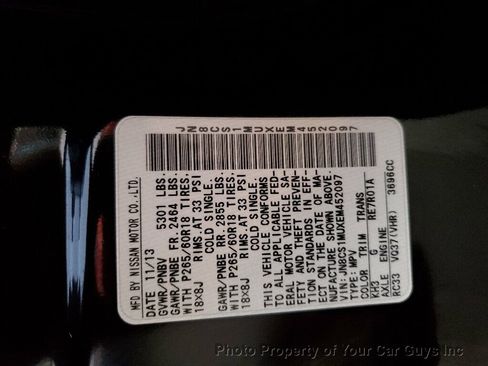 Used 2014 INFINITI QX70 2WD image 8