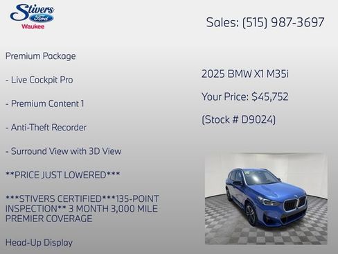Used 2025 BMW X1 M35i AWD/4WD image 16