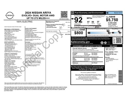 Certified 2024 Nissan Ariya AWD image 11