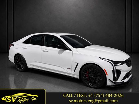 Used 2025 Cadillac CT4 V Blackwing w/ Carbon Fiber 1 Package RWD image 1