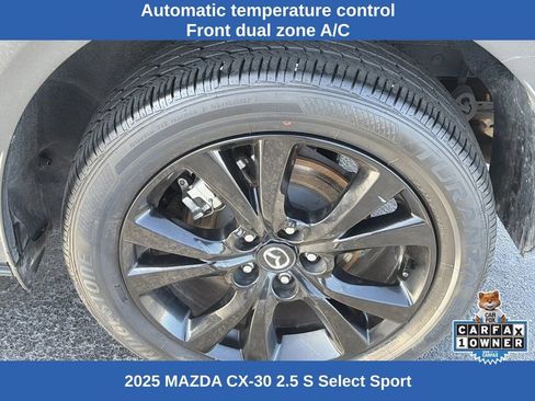 Used 2025 MAZDA CX-30 AWD 2.5 S w/ Select Sport Pkg image 9