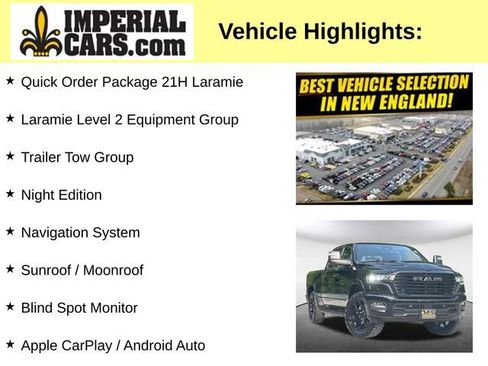 Used 2025 RAM 1500 Laramie w/ Night Edition AWD/4WD image 8