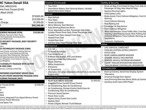 Used 2024 GMC Yukon Denali w/ Denali Reserve Package AWD/4WD image 8
