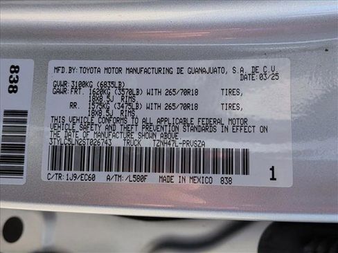 Certified 2025 Toyota Tacoma 4x4 Double Cab Hybrid image 25