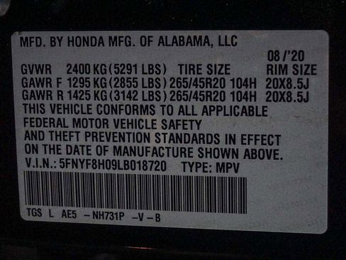 Used 2020 Honda Passport Elite image 40