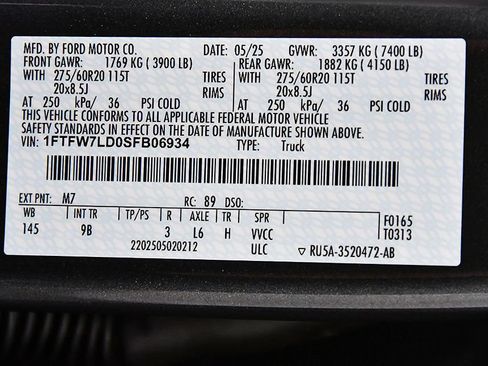Used 2025 Ford F150 Platinum AWD/4WD image 16