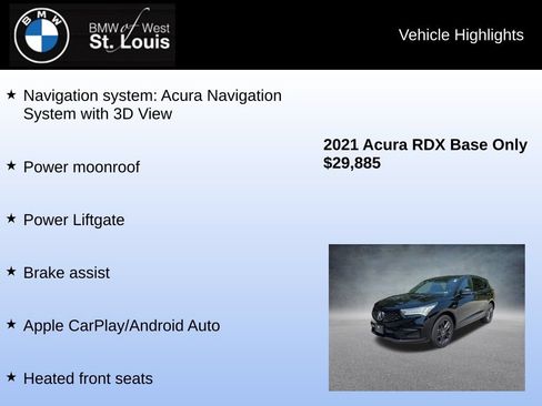 Used 2021 Acura RDX A-Spec AWD/4WD image 7