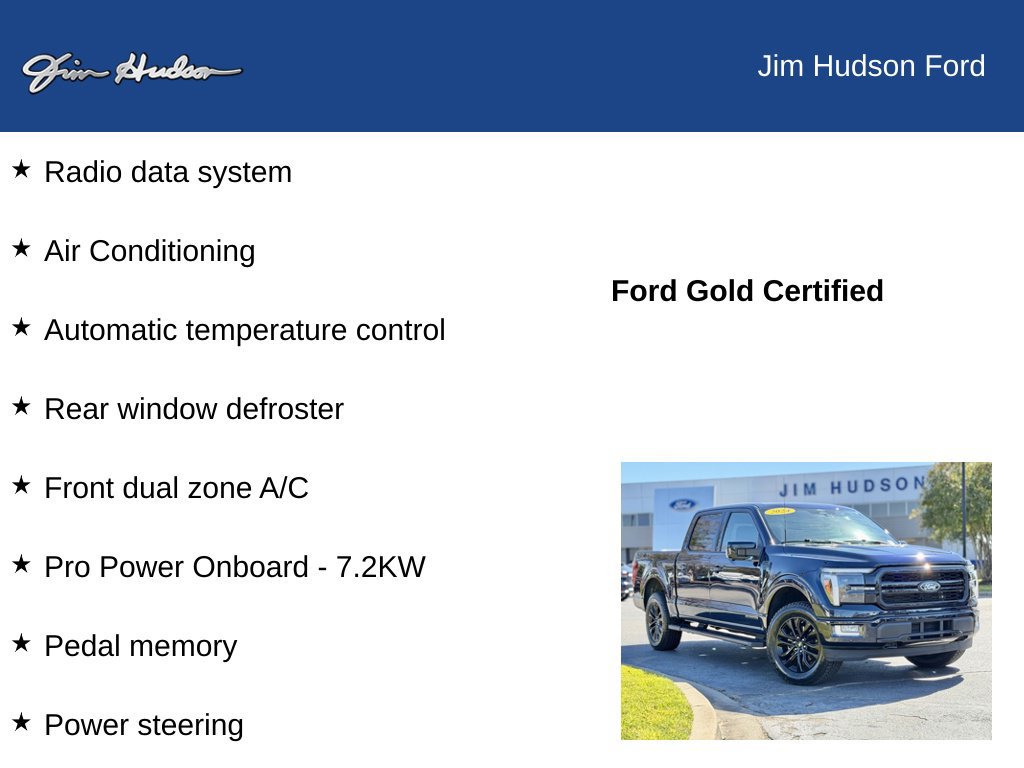 Certified 2024 Ford F150 Lariat w/ Bed Utility Package AWD/4WD image 13