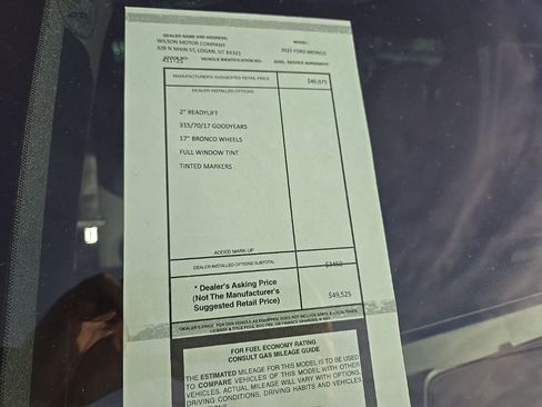 New 2025 Ford Bronco 4-Door image 41