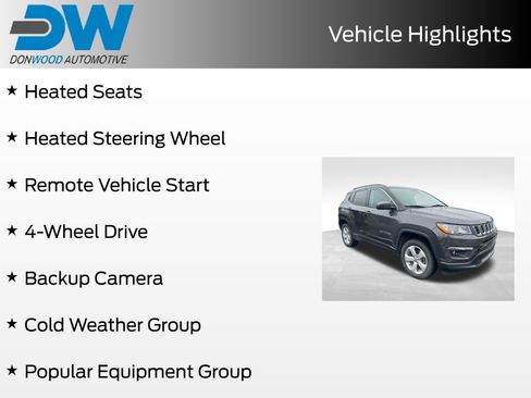 Used 2019 Jeep Compass Latitude w/ Popular Equipment Group AWD/4WD image 2