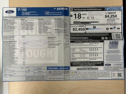 Used 2023 Ford F150 Lariat w/ Equipment Group 502A High AWD/4WD image 52