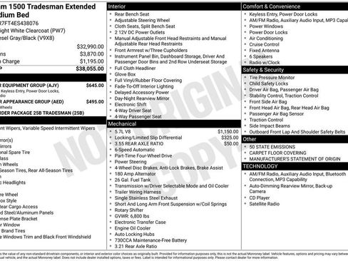 Used 2014 RAM 1500 Tradesman w/ Popular Equipment Group AWD/4WD image 7