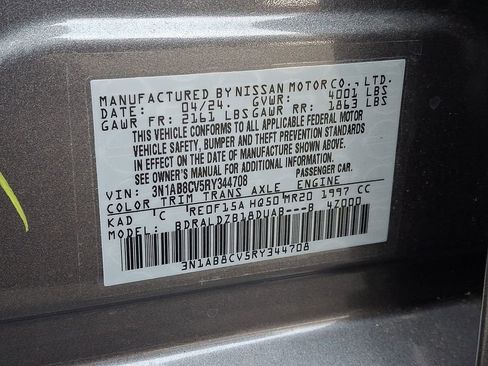 Certified 2024 Nissan Sentra SV w/ SV Premium Package image 27