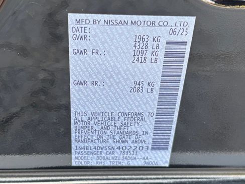 Used 2025 Nissan Altima 2.5 SV FWD image 29