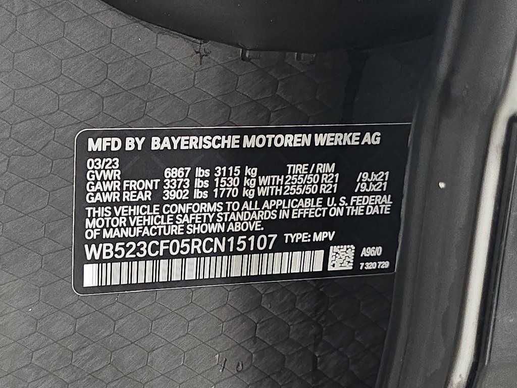 Certified 2024 BMW iX xDrive50 w/ Sport Package AWD/4WD image 34