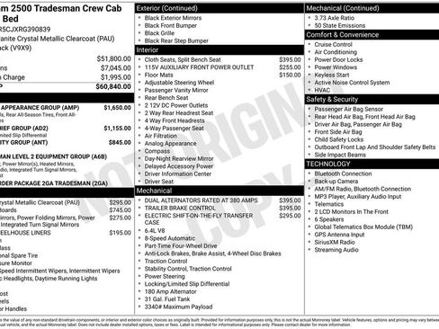 Used 2024 RAM 2500 Tradesman w/ Chrome Appearance Group AWD/4WD image 8