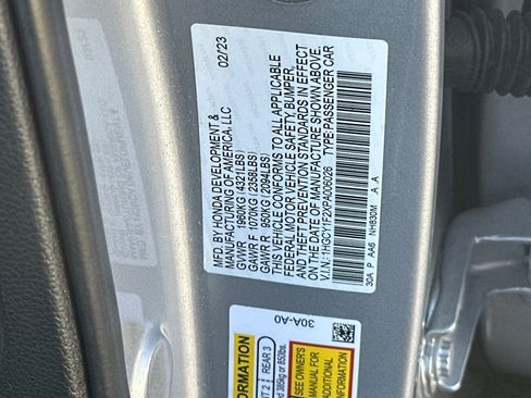 Used 2023 Honda Accord LX image 20