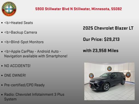 Used 2025 Chevrolet Blazer LT AWD/4WD image 5