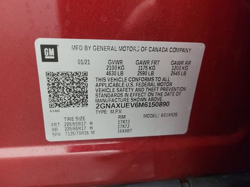 Used 2021 Chevrolet Equinox LT image 33