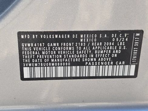 Certified 2024 Volkswagen Jetta SE FWD image 30