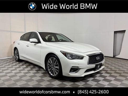 Used 2022 INFINITI Q50 Luxe w/ Cargo Package AWD/4WD image 1