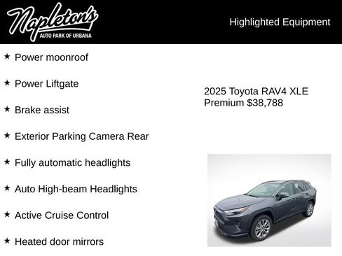 Used 2025 Toyota RAV4 XLE Premium w/ Weather Package AWD/4WD image 7