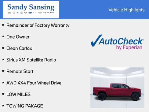 Used 2024 Chevrolet Silverado 1500 LT Trail Boss w/ Convenience Package II AWD/4WD image 7
