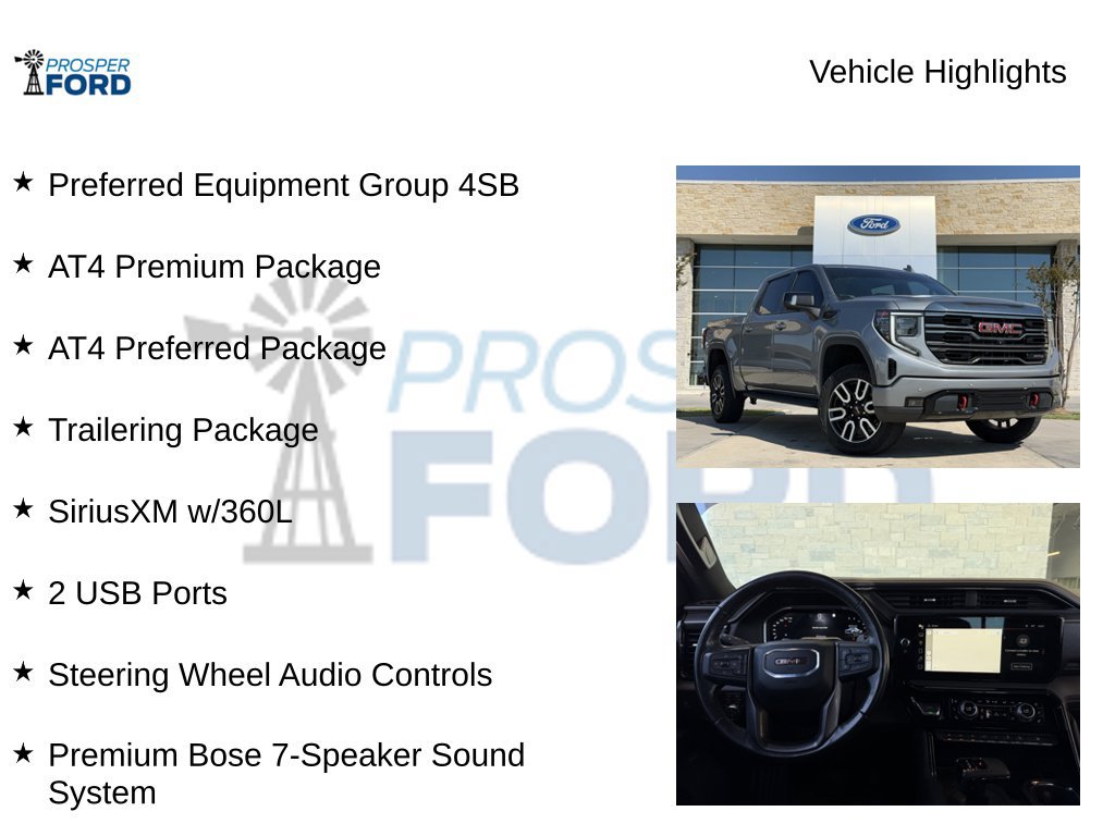 Used 2023 GMC Sierra 1500 AT4 w/ AT4 Premium Package AWD/4WD image 5