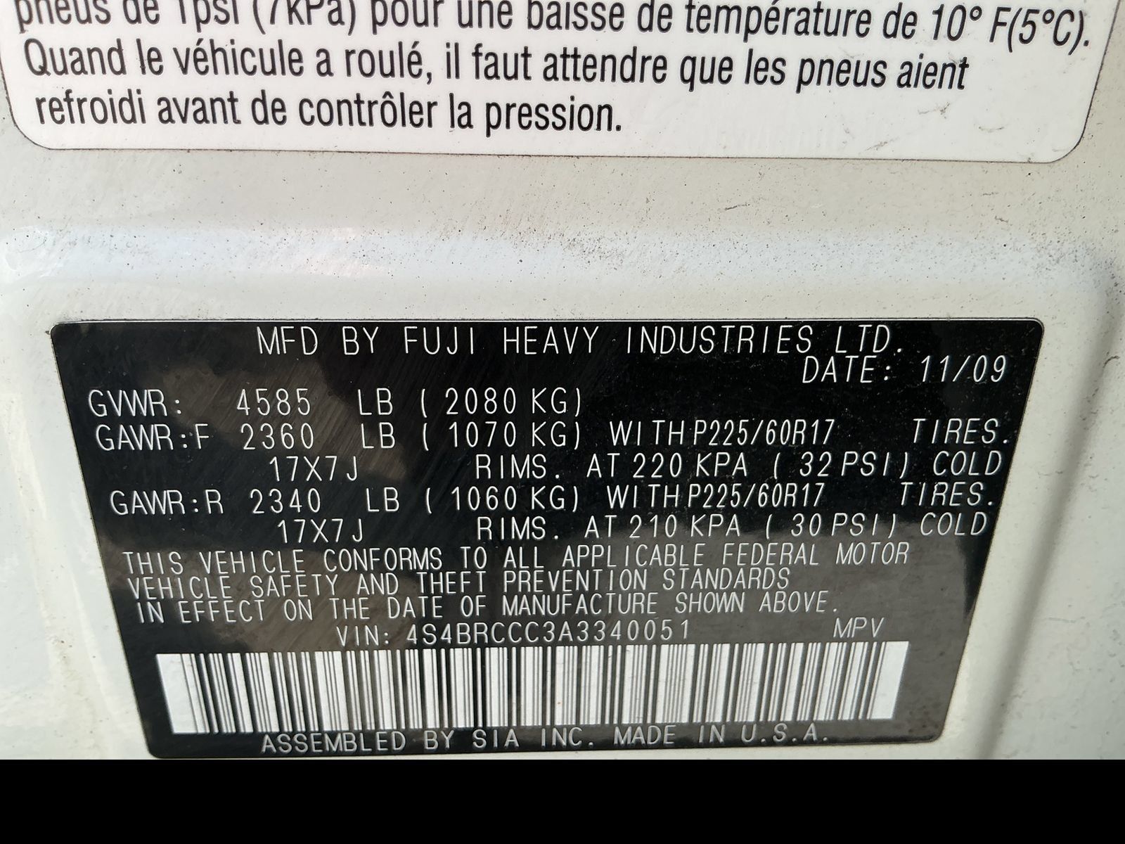 Used 2010 Subaru Outback 2.5i Premium AWD/4WD image 27
