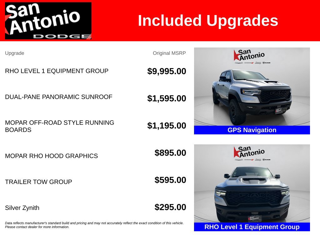 New 2026 RAM 1500 RHO w/ RHO Level 1 Equipment Group AWD/4WD image 6