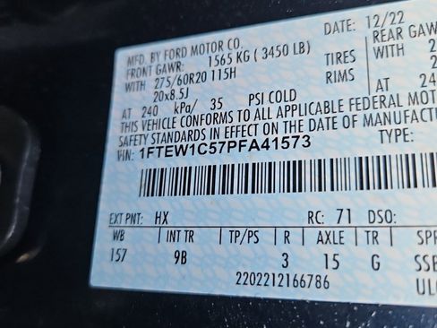 Used 2023 Ford F150 Platinum image 9